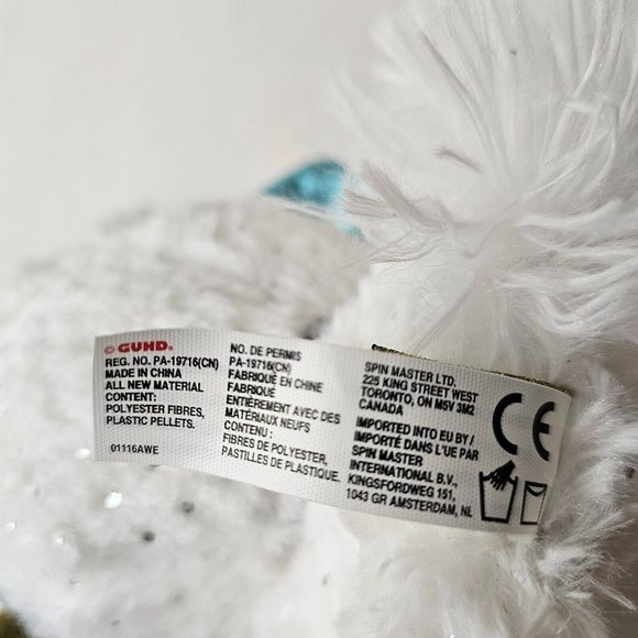 Gund P.Lushes Pets Bianca Blings White Puppy Plush Stuffed Animal Toy - Picture 11 of 11